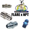 Adaptador Recto 1/4" Flare x 1/4" Npt